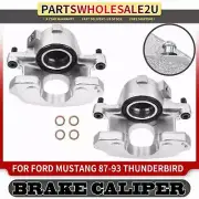 2x Front LH & RH Disc Brake Caliper for Ford Mustang 87-93 Thunderbird 1987-1988 (for: Ford)