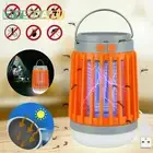 Waterproof Solar Power Mosquito Zapper LED Light Fly Bugs Trap Pest Lamp AU