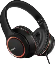 LORELEI X8 Over-Ear Wired Headphones with Microphone with 1.45m-Tangle-Free