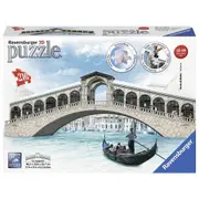 216pc Ravensburger Venice's Rialto Bridge 3D Jigsaw Childrens Puzzle Pieces 10Y+