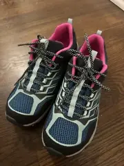 New Girls Merrell Moab FST Waterproof Hiking Shoes Sneakers 5