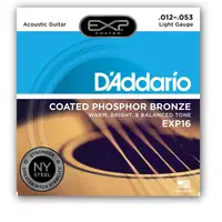 在飛比找蝦皮購物優惠-【領域音樂】D'Addario EXP16 民謠吉他弦 12