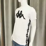 JBI BOUTIQUE✔️KAPPA 大LOGO 側邊串標 白色短袖