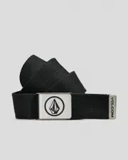 [Volcom] Volcom Men's Circle Stone Web Belt in Black One Size Black