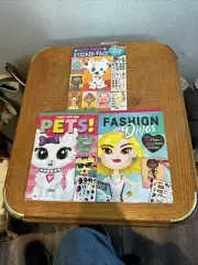 Bendon Publishing Create a Face Sticker Books Lot Of 3