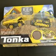 Tonka Metal Movers Front End Loader & Mighty Dump Truck Tonka Metal Tough Dirt