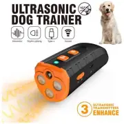 Ultrasonic Dog Trainer Device | Handheld Pet Training Tool with Night Light & Ty