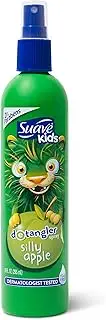 Suave Kids Detangler Spray For Tear-Free Styling Silly Apple Dermatologist-Tested Hair Detangler Formula 10 oz