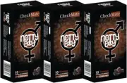 NottyBoy Checkmate Rich Chocolate Flavoured Ultra Thin Condoms for Men- 30 Count