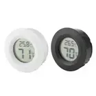 Mini Digital LCD Thermometer Hygrometer Round Shape Temperature Humidity Meter