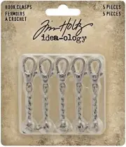 Idea-Ology Metal Hook Clasps-5/Pkg