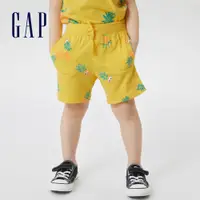 在飛比找蝦皮商城優惠-Gap 男幼童裝 純棉抽繩短褲- 鳳梨印花(824589)