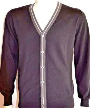 NEU ! PAUL SMITH Herren Strick Jacke 100% Baumwolle cardigan mens M 254€ NEW