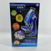 Discovery Kids 150X Microscope 40-Piece STEM Science Set Educational Toy New