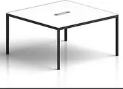 YQMHEZ Conference Table, Mall Modern Seminar Table, Frame Training Seminar Table, Office Executive Desk, Business Furniture Conference Table, for Office Boardrooms