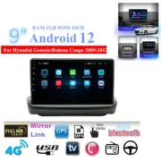 9'' Android 12 Car Stereo Radio GPS Nav For Hyundai Genesis/Rohens Coupe 2009-12