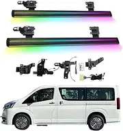 BJOHQ Electric Running Boards Compatible for Toyota Granvia 2022-2025 with Light, SUV, Off-Road & Pickup Trucks - Retractable Truck Steps & Nerf Bars