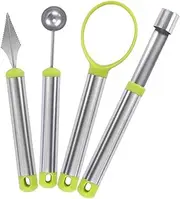 RORPOIR Stainless Steel Fruit Corer Slicer Tool Cutter Corer for Home Fruit Carved Device