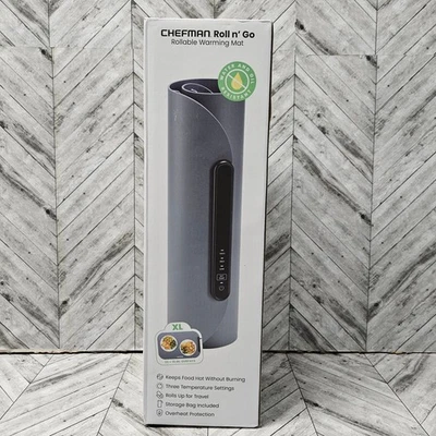 Chefman Roll n’ Go Portable Food Warming Mat Adjustable Temperature Control