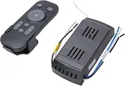 Universal Ceiling Fan Remote Control Kit, Battery Operated Fan Remote Control Kit 3 Speed Light Dimmer, Suitable for Ceiling Fan Lamp
