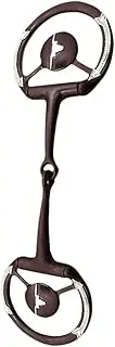 Perfk Horse Bit Cheek Snaffle Heavy Duty for Harness Classic Accessories Training for Outdoor Chewing Equestrian Training Equipment