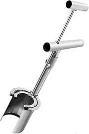 1pcs Bulb Planter Tool, Plant and Fruit Tree Seedling Transplanter, Stainless Steel Bulb Planter Tool with Long Handle, Grass Plugger Tool Hole Digger for Plants for Garden