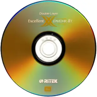 【台灣錸德製造 X版 】100片-  RITEK 8.5G DVD+R DL8X 可超燒8.7GB/空白光碟片/燒錄片