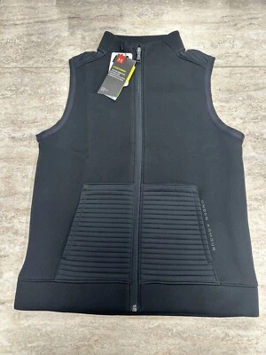 Under Armour Boys Storm Full Zip Daytona Vest Top, Black, NEW