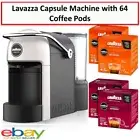 Lavazza Capsule Coffee Machine with 64 Pods Espresso Cappuccino Lattee Maker