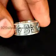 Jerusalem Cross Band Rings 925 Sterling Silver Handmade Unisex Jewelry P#473