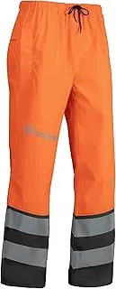 [ハスクバーナ・ゼノア] Husqvarna Zenoah Rain Pants Hi-Vis F M 50/52 Workwear 597662950 Orange/Gray