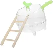 BCOATH Hamster Bathroom Toilet Water Basin Hamster Bag Digging Hamster Bath Bucket Hamster Drying Rack Air Fryer Mesh Basket Air Fryer Hamster Grooming Tub The Pet