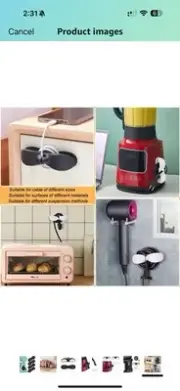 Cord Organizer for Appliances,6pCS Kitchen Appliance Cord Winder Cord Organizers