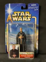 2002 Star Wars Attack Of The Clones Supreme Chancellor Palapatine Action Figure