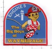 Indiana - Fort Wayne Engine 5 IN Fire Dept Patch - Waynedale