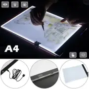A4 Tracing Drawing Board LED Light Box Art Design Pad Light box Adjustable Light