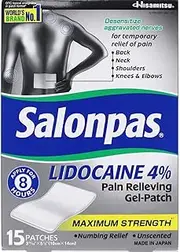 Salonpas Lidocaine Gel-Patch (15 ct.),