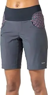 [TERRY] Vista Bike Short, Womens 2 Piece Set: 10 Inch Inseam Mountain Bike Short & Removeable Padded Cycling Brief