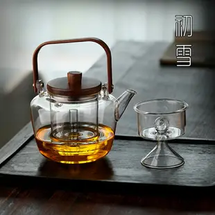 電陶爐煮茶壺玻璃大號套裝家用大容量過濾煮普洱茶專用蒸汽煮茶器