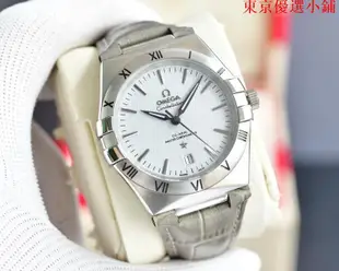 最新款OMEGA Constellation Gents 星座系列第五代機械錶 男士精品腕錶 休閒手錶 時尚男錶