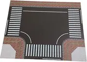 kokiya 1/64 Highway Scene Model Model Car Diecast Garage Diorama Scene Display Parking Lot Mat, Style C