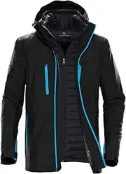 [Stormtech] Mens Matrix System Jacket (UK Size: XL) (Black/Electric Blue)