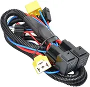 zolyet Car Headlight Wiring Harn Halogen Lamp H4 Light Enhance Cable Socket Light Enhancer Brightener 12V Multicolor