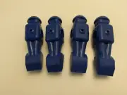 (4) Dynamo 1983 Blue Foosball Men Players | Old Style New Old Stock