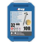 Kreg 1-1/4" 32mm Coarse Thread Pocket Screws - 100 Pack