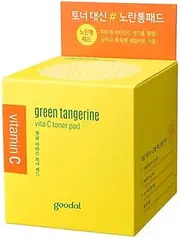 goodal green tangerine vita C toner pad