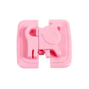 11Pcs Child Safety Cartoon Figure Multi-function Refrigerator Lock Flat Cabinet Door Lock Pink_6*6cm