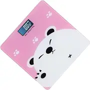 Totority Electronic Scale Pet Weight Accurately Digital Scale for Body Weight Small Digital Scale Electronic Weight Scale Small Weight Scale Scale Weights Scales Tempered Glass Pink