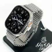 HERMES Apple Watch Ultra Titanium Polished 49mm Custom Breitling