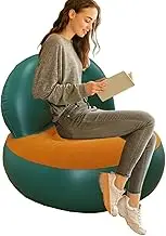 Camping Lounge Chair | Portable Blow up Couch with Air Pump,Air Sofa Couch Camping Furniture, Folding Lazy Sofa for Living Room Bedroom Reading Room